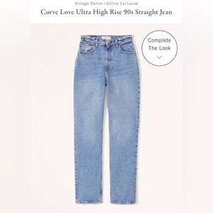 CURVE LOVE ULTRA HIGH RISE 90S STRAIGHT JEAN